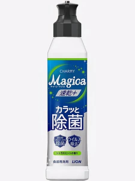 LION Charmy Magica Средство для мытья посуды 220мл цитрус мята