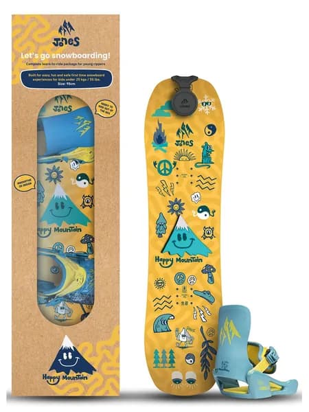 Комплект (Сноуборд + Крепления) Jones Happy Mountain Set (См:90)
