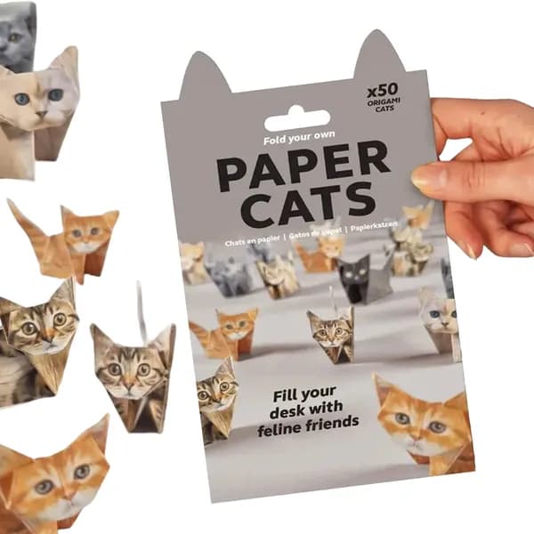 DIY-набор для складывания кошек из бумаги, 50 шт., 3D-модели