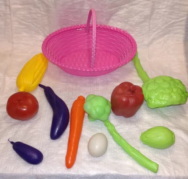 Игровой набор Фруктовая корзинка (13 предметов.)