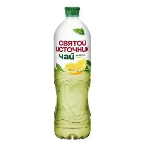 Холодный чай Святой Источник зеленый с лимоном 1 л