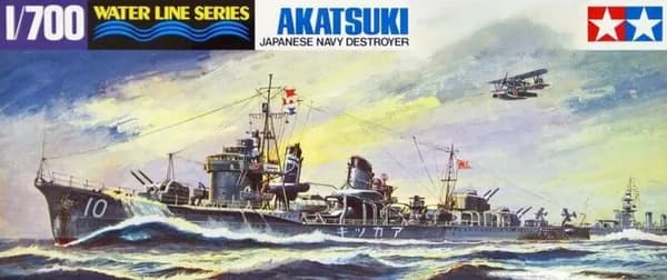 Tamiya 31406 1/700 Waterline Kit WWII IJN Japanese Destroyer Akatsuki сборная модель корабля