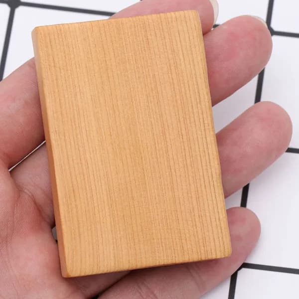 Длинные деревянные блоки из бамбука светло-коричневого цвета для diy творчества, 2 шт