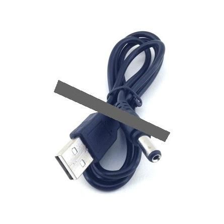 USB штекер - Питания D 5.5x2.1мм штекер шнур 1м