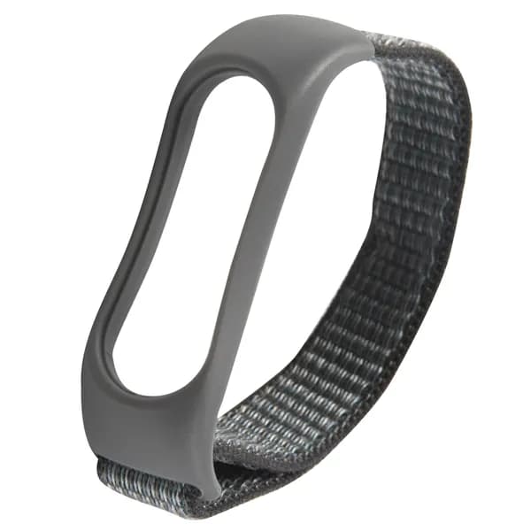Ремешок для Xiaomi Mi Band 5/ Mi Smart Band 6/Ремешок для фитнес-браслета/Ремешок для часов силиконовый/серый