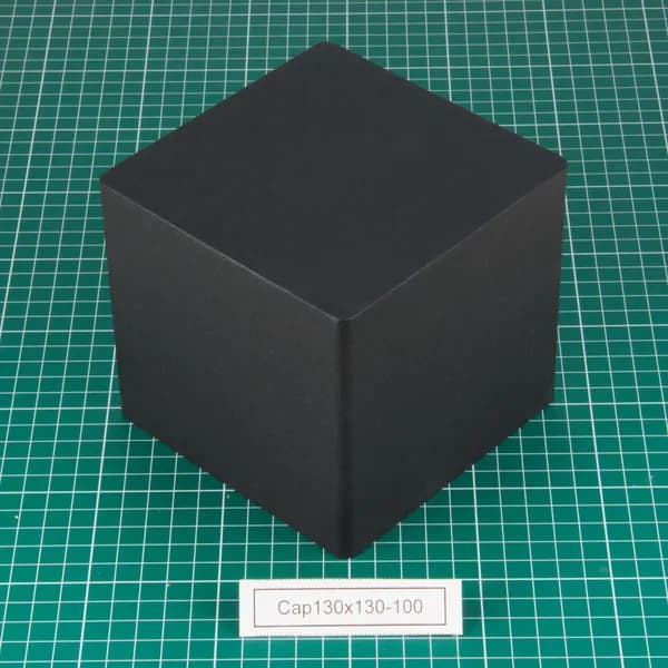 Cap130x130-100 Колпак (кожух) для трансформатора. Внешний размер колпака (ДхШ-В) 130x130-100 (мм)