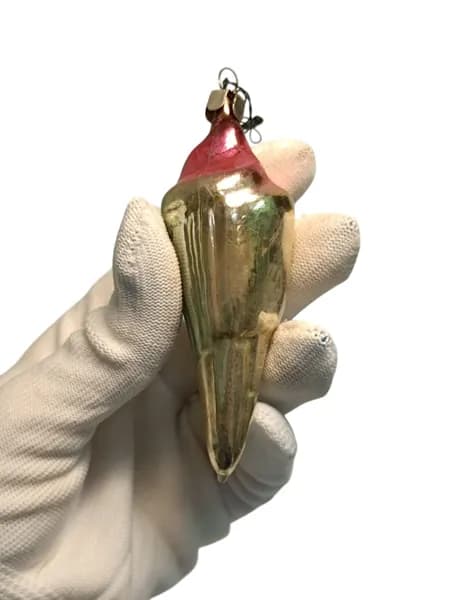 Советская винтажная елочная игрушка, Ракушка. Сделано в СССР.