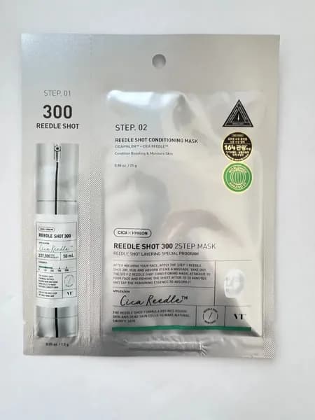 VT Cosmetics Двухступенчатая тканевая маска Reedle Shot 300 2Step Mask