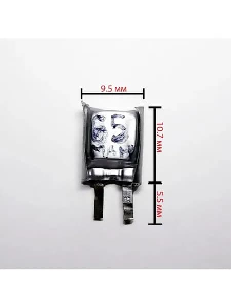 Аккумуляторная батарейка, 65 мАч, 1 шт
