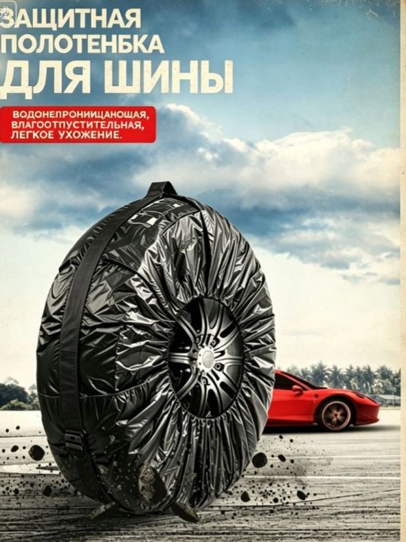 Чехол на запасное колесо, диаметр до 31"