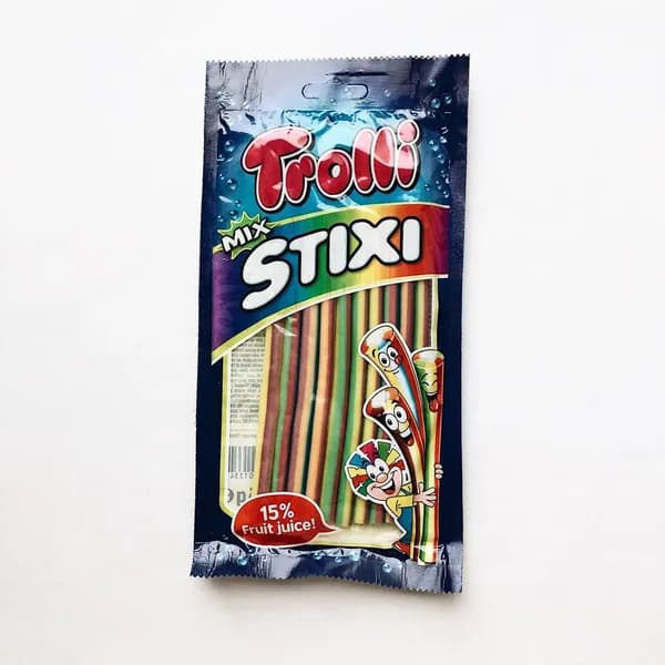 Жев. мармелад Trolli Палочки Stixi МИКС 85 гр.
