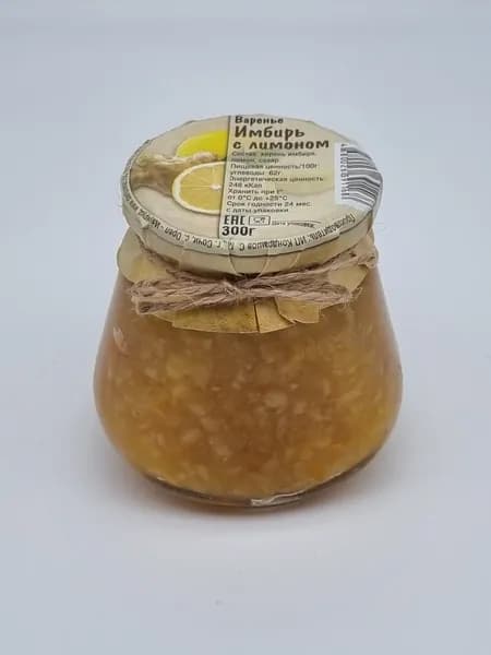 Варенье имбирь с лимоном 300гр