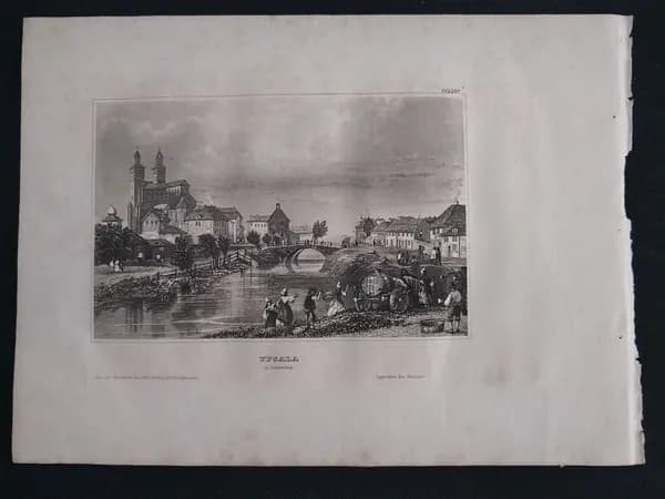 Вид шведской Упсалы 1840-60 гг.