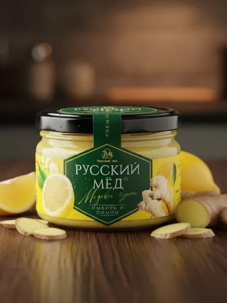 Мед суфле Медолюбов Имбирь и Лимон 250 мл