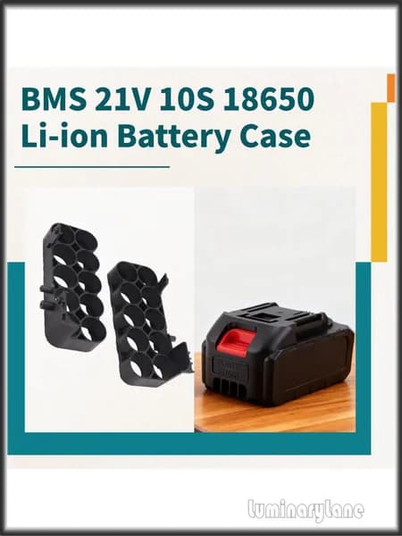 21V Аккумуляторный Блок 10S Для Литий-Ионных Аккумуляторов 18650 16.8V 4S Корпус Батареи PCBA Аксессуары