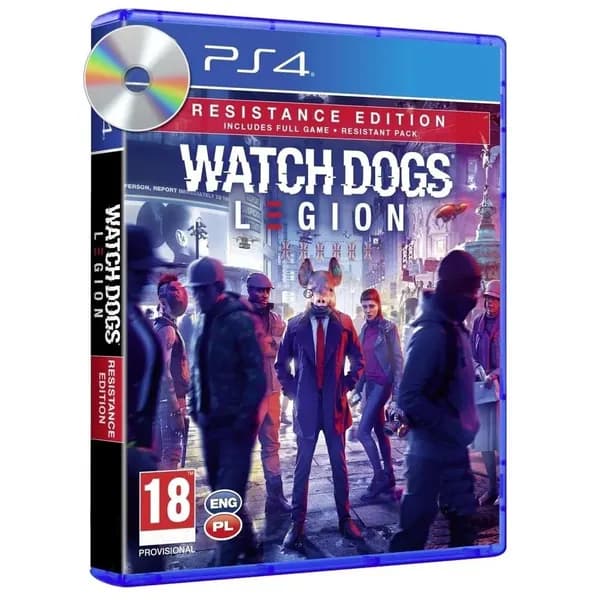 Игра PS 4 Игра Watch Dogs Legion. Resistance Edition (Диск) (PlayStation 4, PlayStation 5, Русская версия)