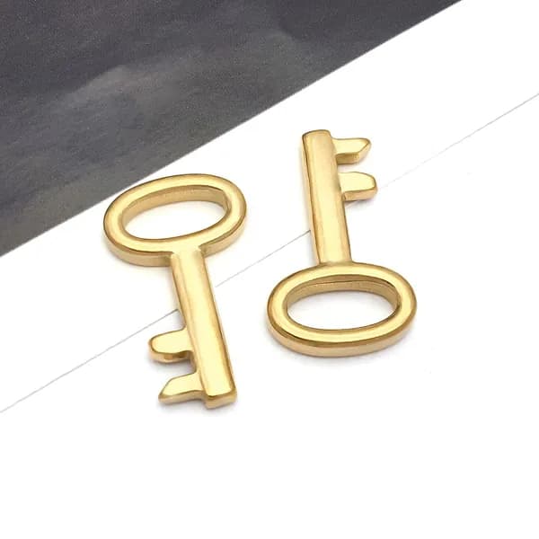1pcs Подвеска для ключей из нержавеющей стали