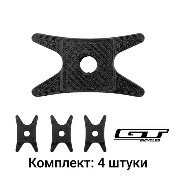Крепление тросов/гидролинии на раму велосипедов GT ( комплект 4 шт )