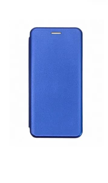 Чехол книжка для Honor 9A синяя с магнитной застежкой с визитницей