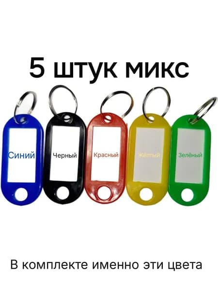 Бирка для ключа 5 шт.
