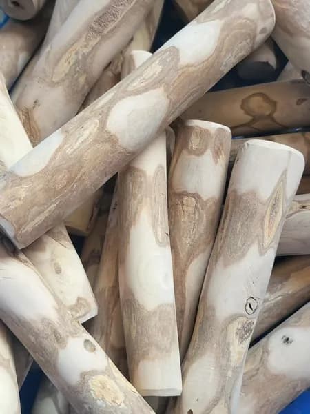 Игрушки для собак из дерева с веревочными узлами, кофейные деревянные жевательные палочки