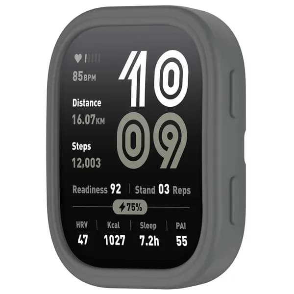 Для Huami Amazfit Bip 6 силиконовый защитный чехол с рамкой мягкая оболочка