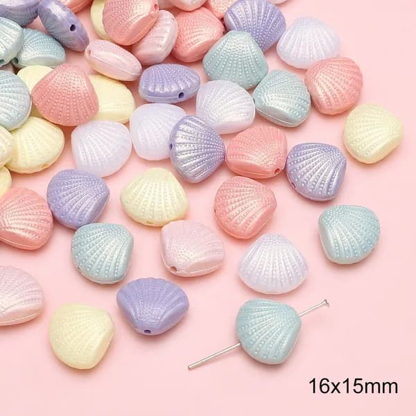 Акриловые круглые бисеры DIY