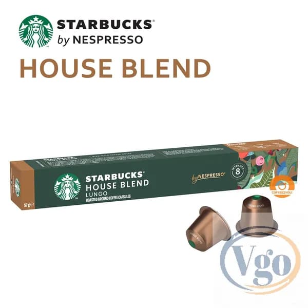 Кофе Starbucks HOUSE BLEND в капсулах, 10 шт
