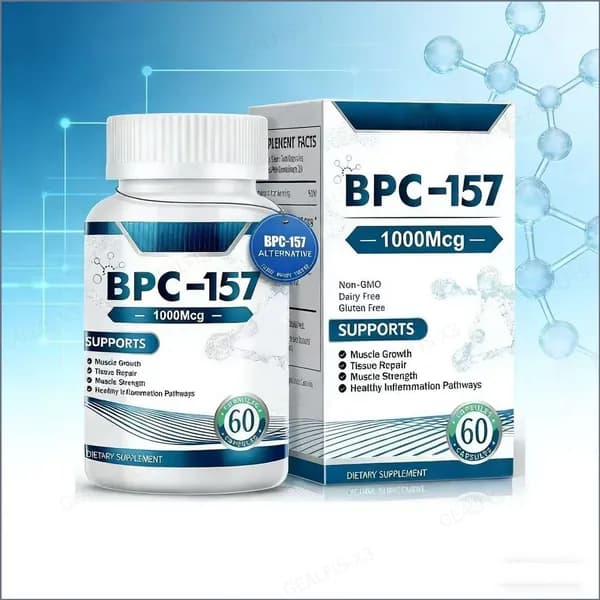 Пептид для заживления ран,желудка,суставов и связок BPC-157 Jiabei health 60 caps/ БПС-157 Jiabei Health 60 капс