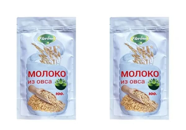 Florina Молочко из овса сухое, 100 гр, 2 шт/