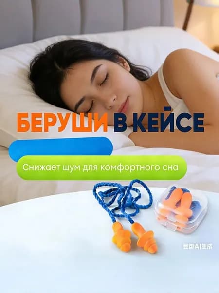 Универсальные беруши для сна, работы и учебы