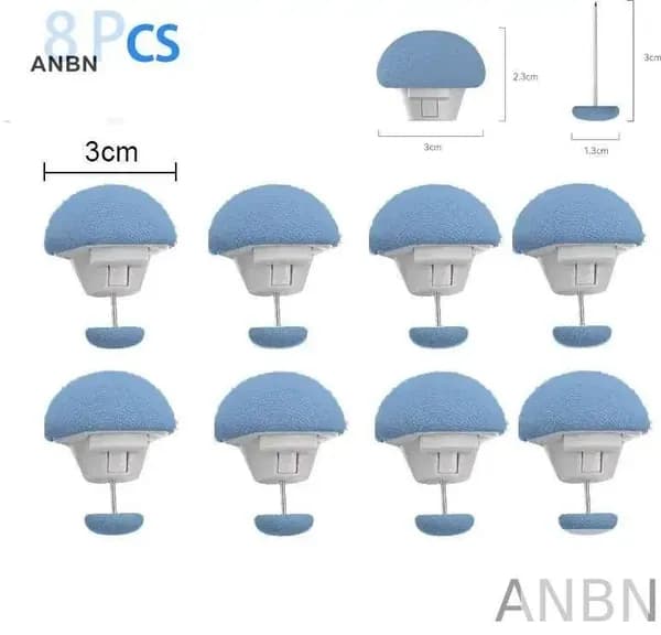 ANBN-8PCS Новинка, зажим Tpye для планшетов с одним ключом для разблокировки пододеяльника, зажим для одеяла, противоскользящие пряжки, держатель для одеяла, фиксатор, захваты