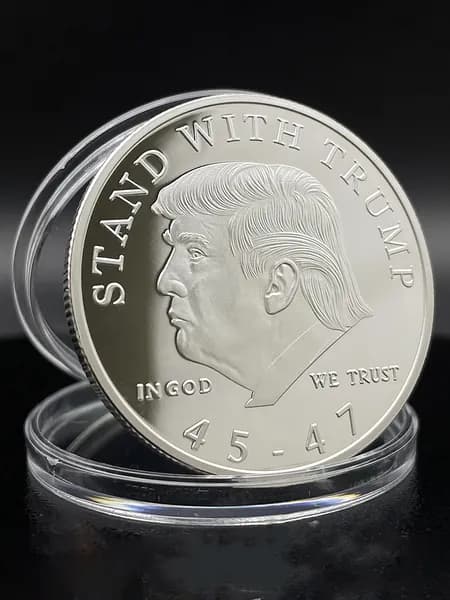 Монеты 45 -47 го президента США Дональда Трампа