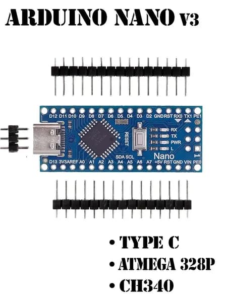 Контроллер Arduino Nano V3.0 Type C, не запаян