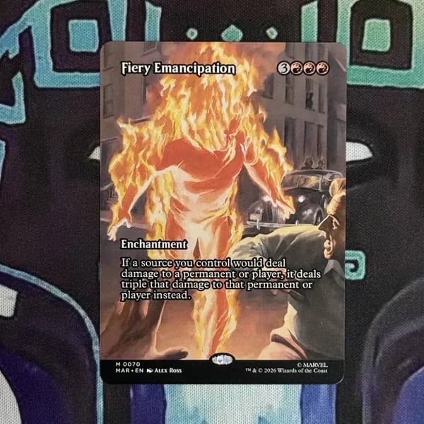 Кастомные прокси-карты высокого качества, MTG PROXY CARDS фойловые карты не, стандартный размер Fiery Emancipation #70