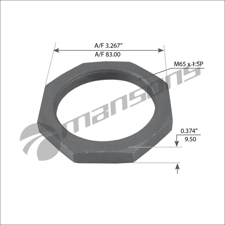 Гайка ступицы для Меритор арт 780095 MANSONS