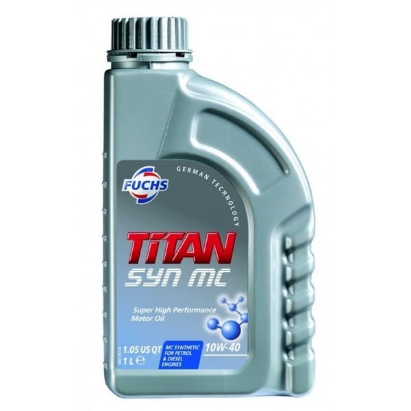 Fuchs TITAN SYN MC 10W-40 Масло моторное, Полусинтетическое, 1 л