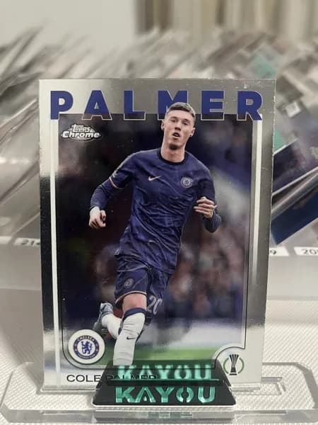 Коллекционная карта Коул Палмер ФК Челси Topps Chrome 2024-25