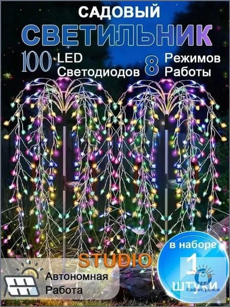 Уличный светильник, 1.2W, количество ламп:100шт