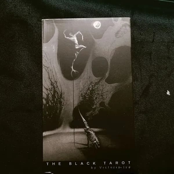 карты Таро Черное/The Black Tarot,78 шт,Гадальные карты