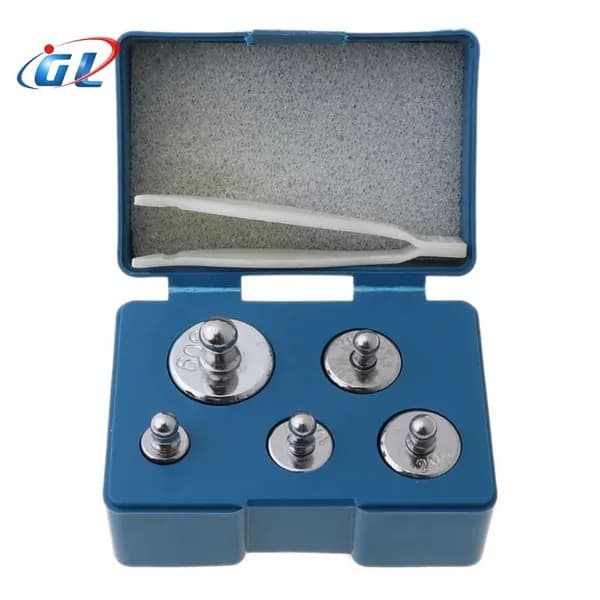 5pcs/set Набор веса тарировки масштаба цифров