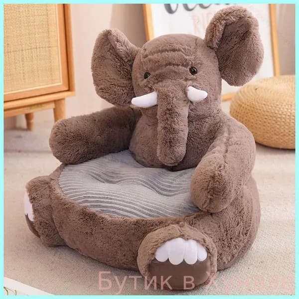 Прямой диван, механизм Нераскладной, 45х48х44 см,коричневый