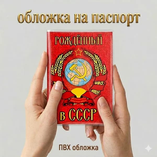 Обложка на паспорт "Рожденный в СССР"