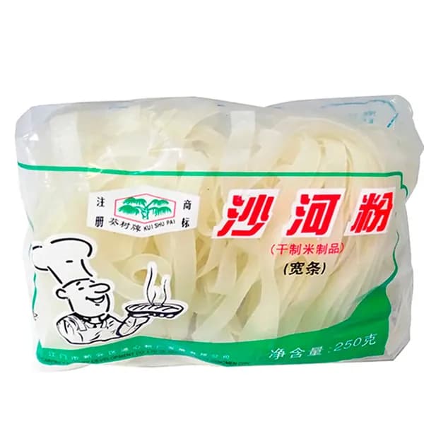 Рисовая лапша (rice noodles) Sha He Noodles (Ша Хэ Нудлс), 250г