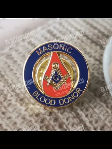Золотые масонские булавочные значки BLM67