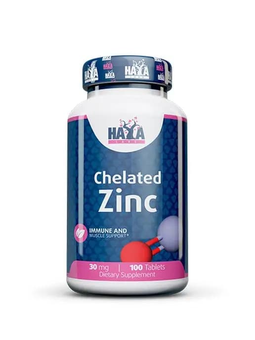 Chelated Zinc 30 Mg 100 Tabs