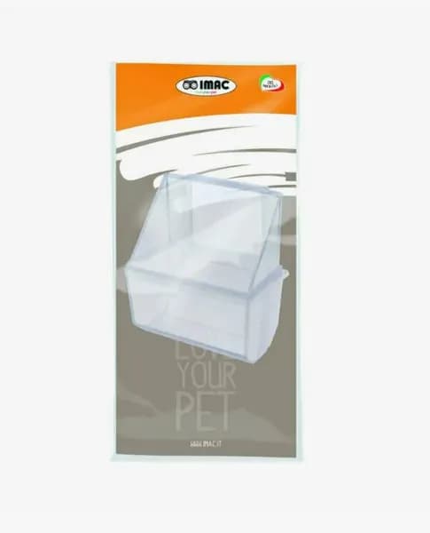 Кормушка для птиц SIMPLY IMAC, белый, 6,7х6,7х7,7см