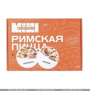 Римские мини-пиццы Novikov ассорти Маргарита , Мясная , замороженные, 10х20 см, 2 шт., 355 г