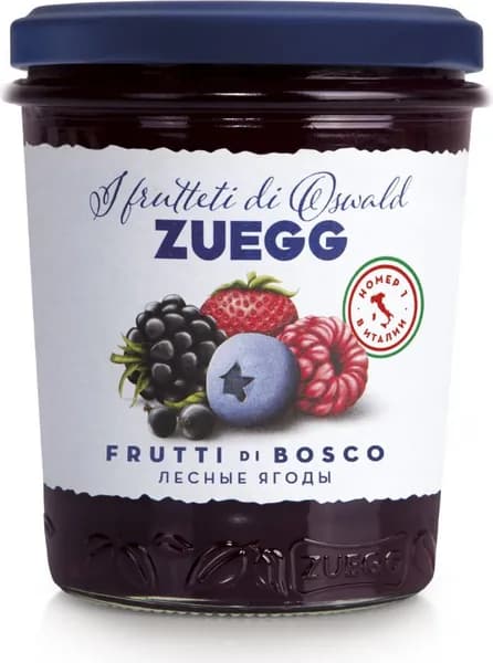 Конфитюр ZUEGG ягоды лесные экстра, 320 г