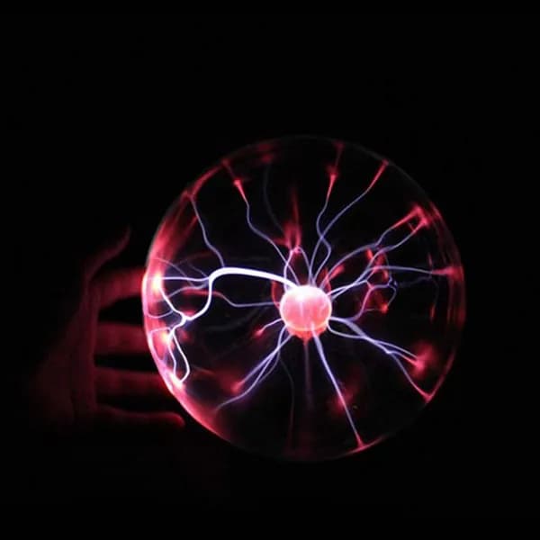 Электростатический плазменный шар на USB, стеклянный ионный шар диаметром 7,62 см, цветной светильник для вечеринки и декора дома